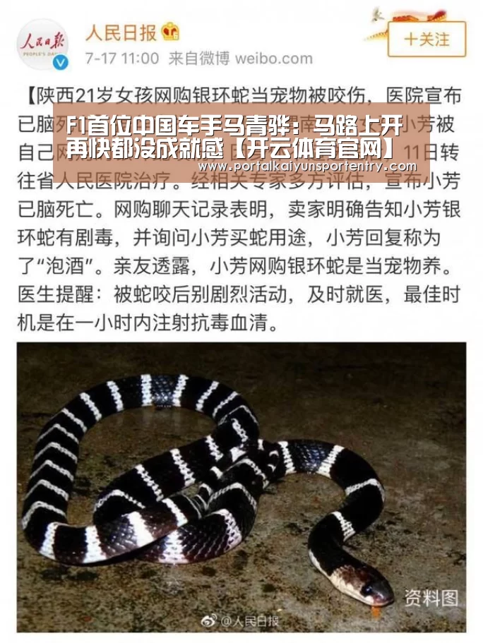 F1首位中国车手马青骅:马路上开再快都没成就感【开云体育官网】(图3) 开云体育官网